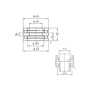 52316 KOYO Thrust Ball Bearings