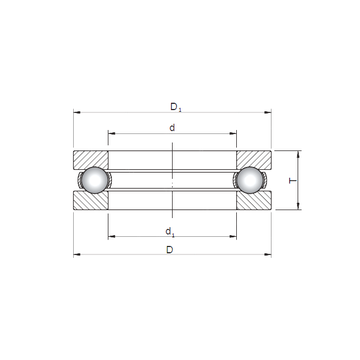 51132 ISO Thrust Ball Bearings