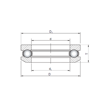 53217 ISO Thrust Ball Bearings