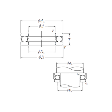 51211 NSK Thrust Ball Bearings