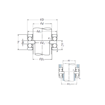 52210 NSK Thrust Ball Bearings