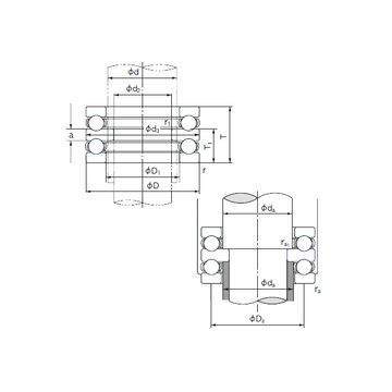 52417 NACHI Thrust Ball Bearings