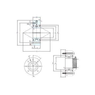 BEAM 60/145/C 7P60 SNFA Thrust Ball Bearings