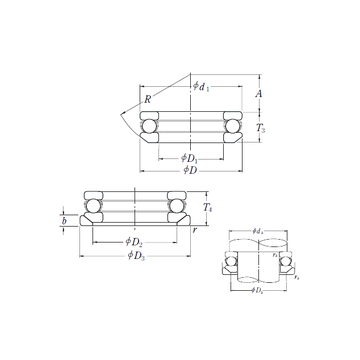 53217U NSK Thrust Ball Bearings