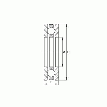 EW1/4 INA Thrust Ball Bearings