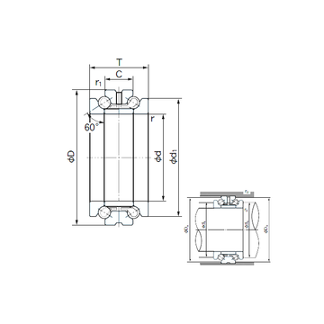 83TAD20 NACHI Thrust Ball Bearings