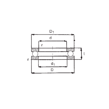 0-8 FBJ Thrust Ball Bearings