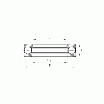 HW3/8 INA Thrust Ball Bearings