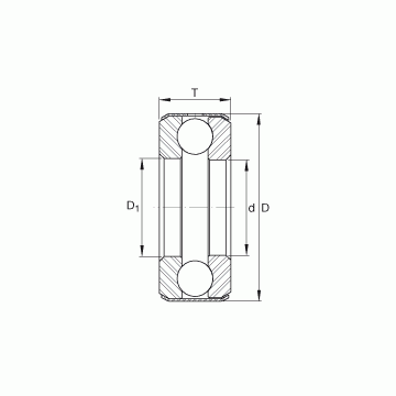 B16 INA Thrust Ball Bearings