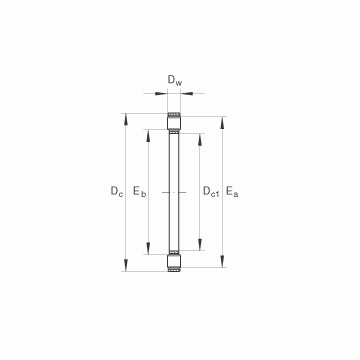 K81144-M INA Thrust Roller Bearings