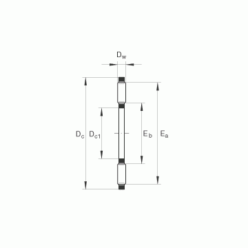 TC1828 INA Thrust Roller Bearings