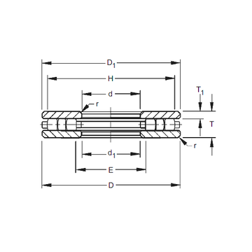 160TP165 Timken Thrust Roller Bearings