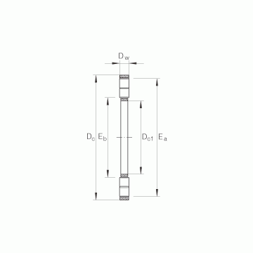 K89426-M INA Thrust Roller Bearings