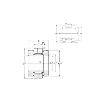 AXN4580 NTN Complex Bearings