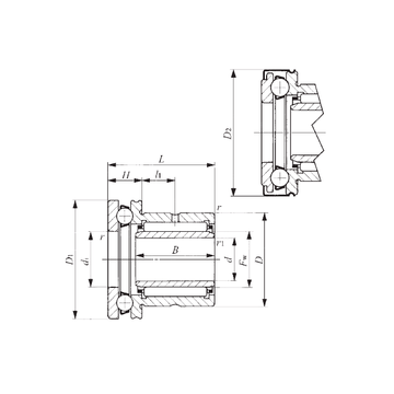 NAXI 1223Z IKO Complex Bearings