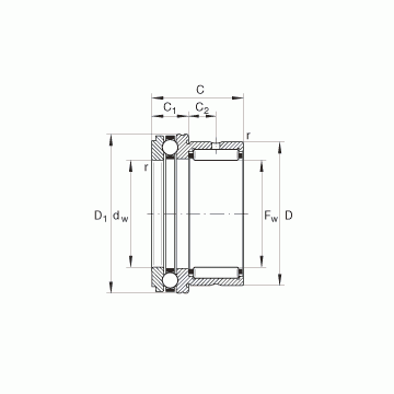 NKX20 INA Complex Bearings