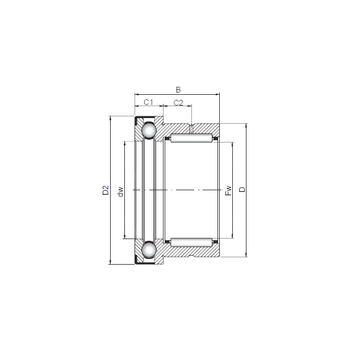 NKX 45 Z CX Complex Bearings