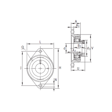 PCFT25 INA Bearing Units