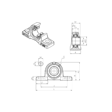 UCP217 SNR Bearing Units