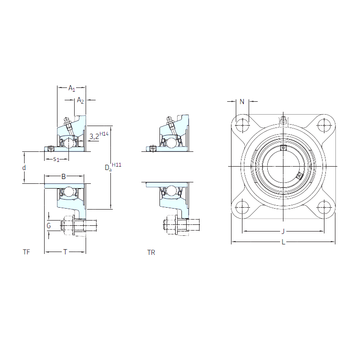 FY 45 TR SKF Bearing Units