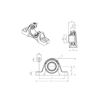 USPLE201 SNR Bearing Units