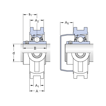 TUWK 20 LTHR SKF Bearing Units