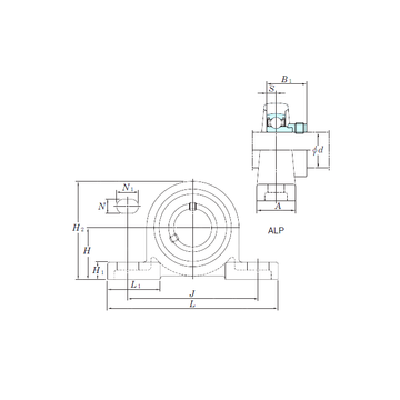 ALP207 KOYO Bearing Units