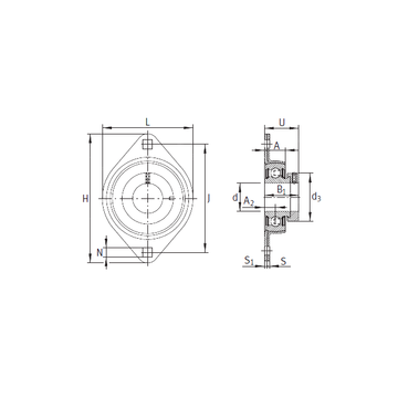 PCSLT20 INA Bearing Units