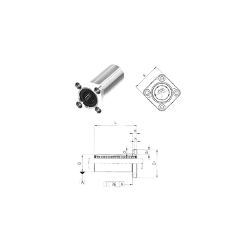 LMK6L Samick Linear Bearings