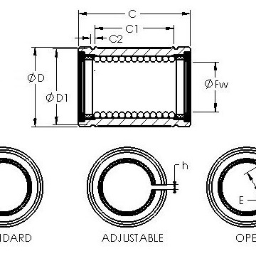 LBB 10 UU OP AST Linear Bearings