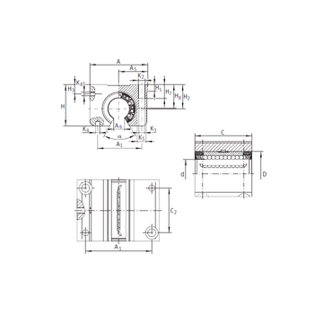 KGNO 12 C-PP-AS INA Linear Bearings