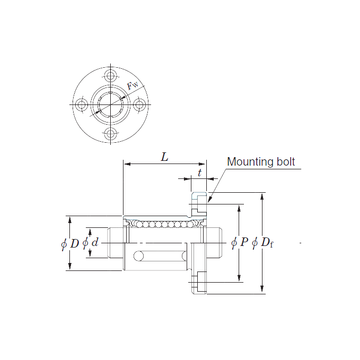 SDMF10MG KOYO Linear Bearings