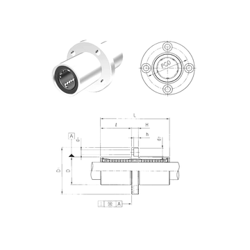 LMFM6 Samick Linear Bearings