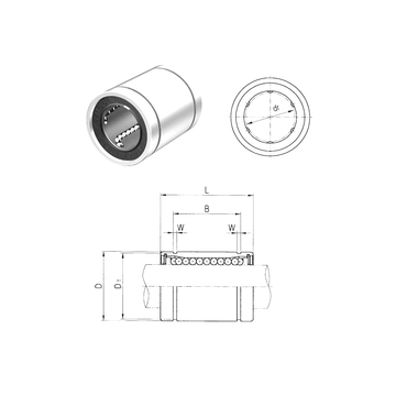 LME8 Samick Linear Bearings