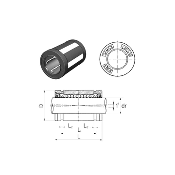 LMES40 Samick Linear Bearings