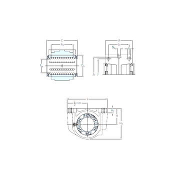 LUCR 60 SKF Linear Bearings