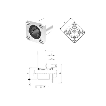 LMK60UU Samick Linear Bearings