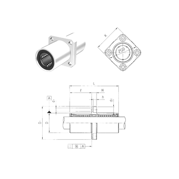 LMEKM60UU Samick Linear Bearings