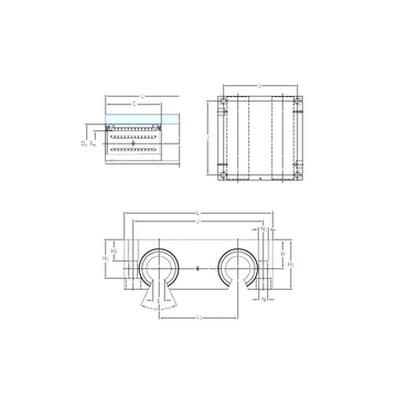 LQCF 12-2LS SKF Linear Bearings