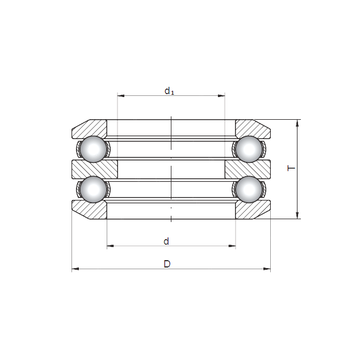 54314 ISO Thrust Ball Bearings