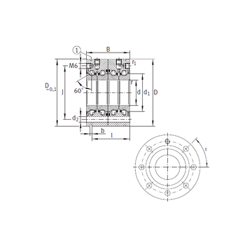 ZKLF2068-2RS-2AP INA Thrust Ball Bearings