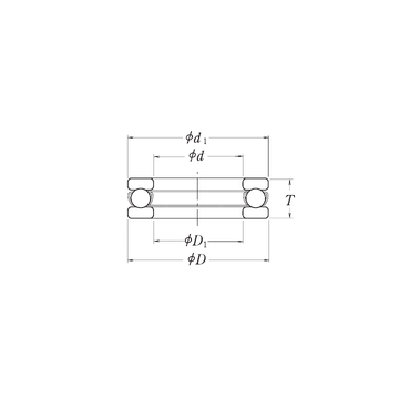 XLT2.1/4 RHP Thrust Ball Bearings