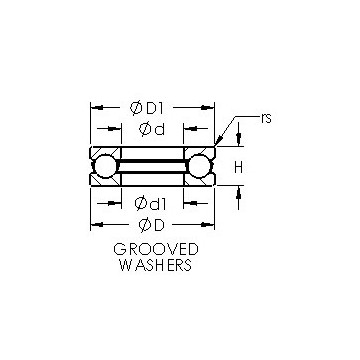 51136M AST Thrust Ball Bearings