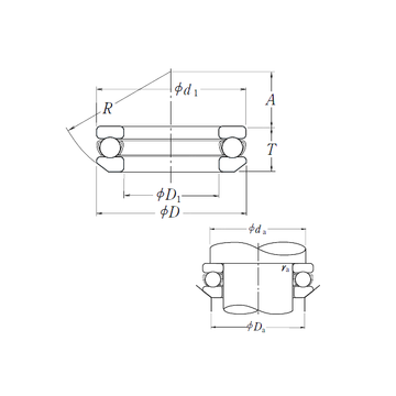 53234X NSK Thrust Ball Bearings