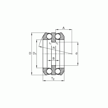 54211 FAG Thrust Ball Bearings