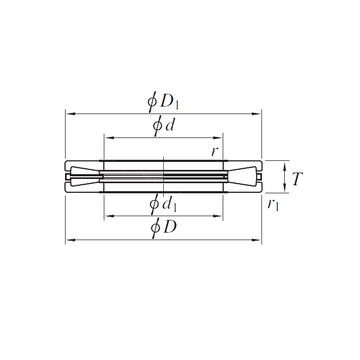 T611 KOYO Thrust Roller Bearings