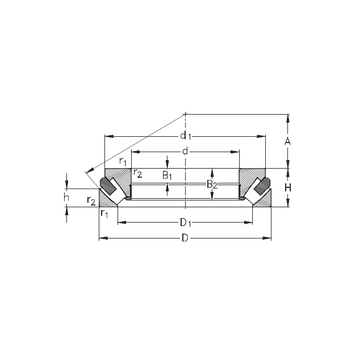 29326-M NKE Thrust Roller Bearings