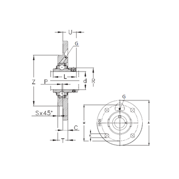 RMEY70 NKE Bearing Units