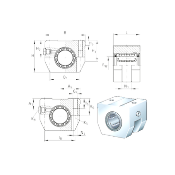 KGHK06-B-PP-AS INA Bearing Units