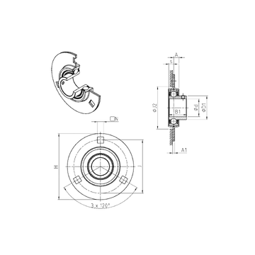 USPF205 SNR Bearing Units